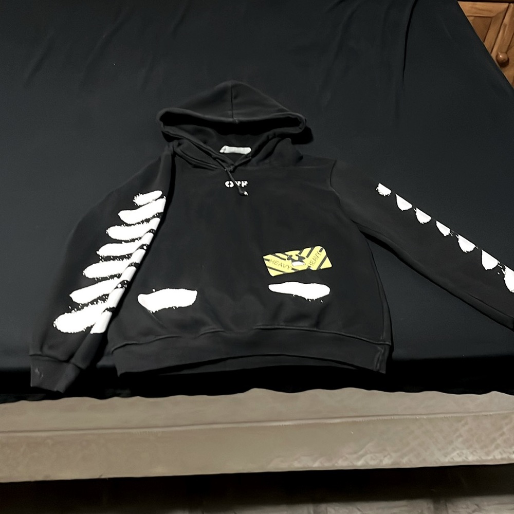 Off-White Heavy Paint Hoodie